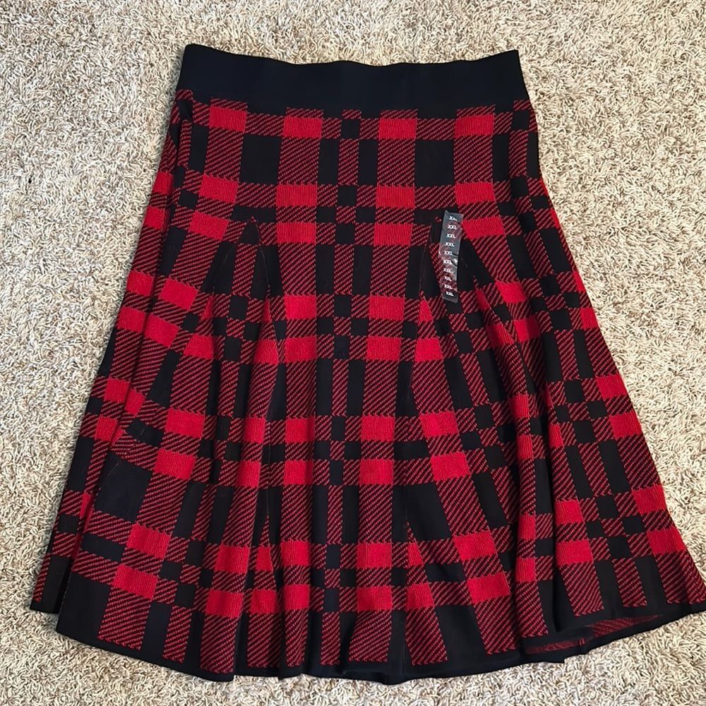 Polo Ralph Lauren- Women’s Buffalo Plaid Wool Skirt - Size XXL